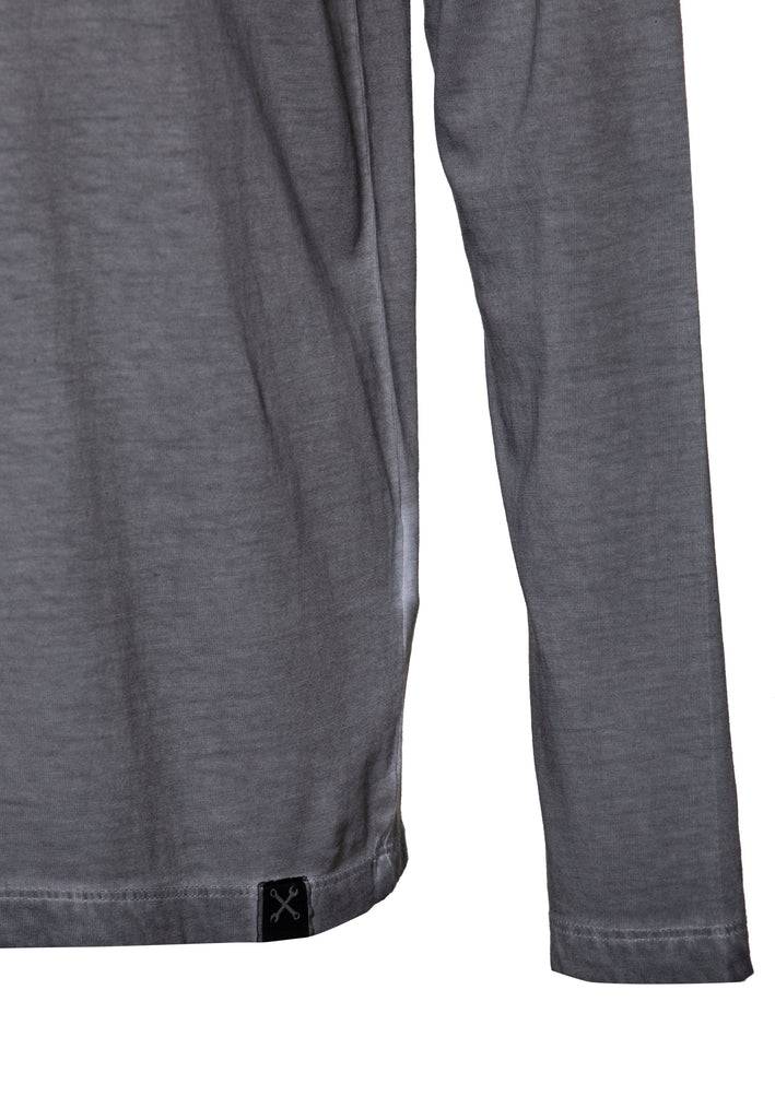 Queen Kerosin Acid Wash Longsleeve «Highway to LA» Blitzverkäufe