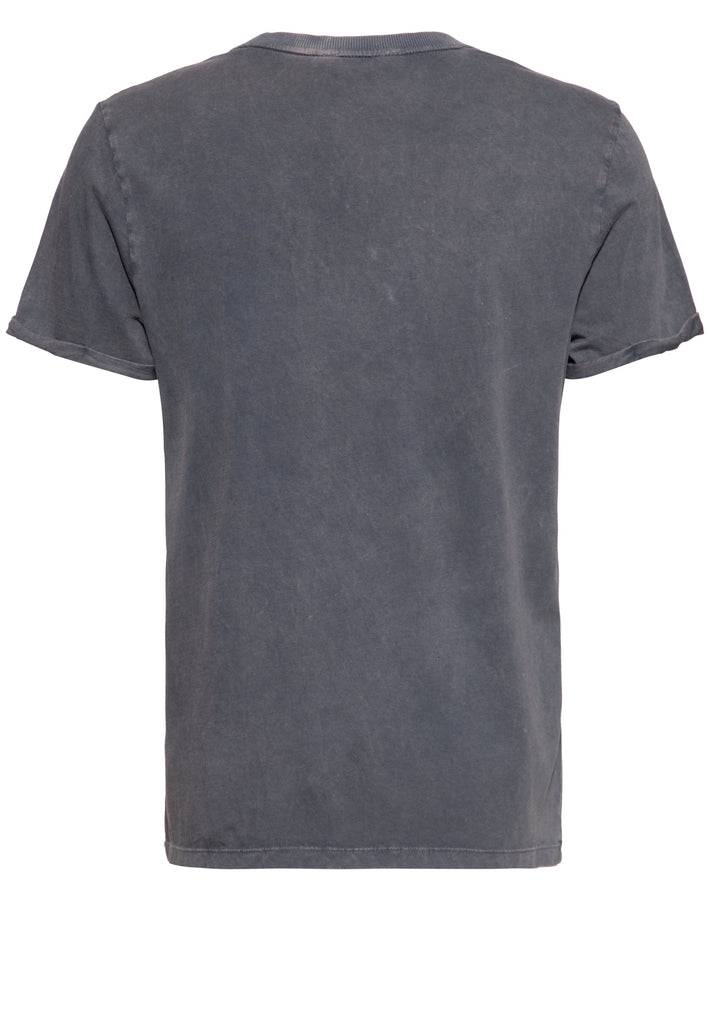 Queen Kerosin Acid washed T-Shirt «Red Baron Speedshop» Großer Ausverkauf