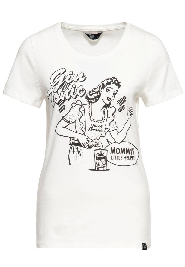 Queen Kerosin Classic T-Shirt «Gin Tonic» Weihnachtsangebot