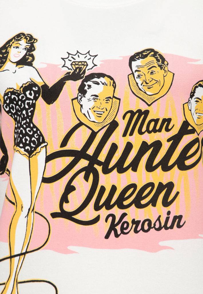 Queen Kerosin Classic T-Shirt «Man Hunter» Muttertagsangebot