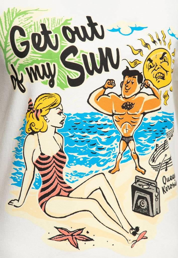 Queen Kerosin Classic T-Shirt «Get out of my sun» Jubiläumsangebot