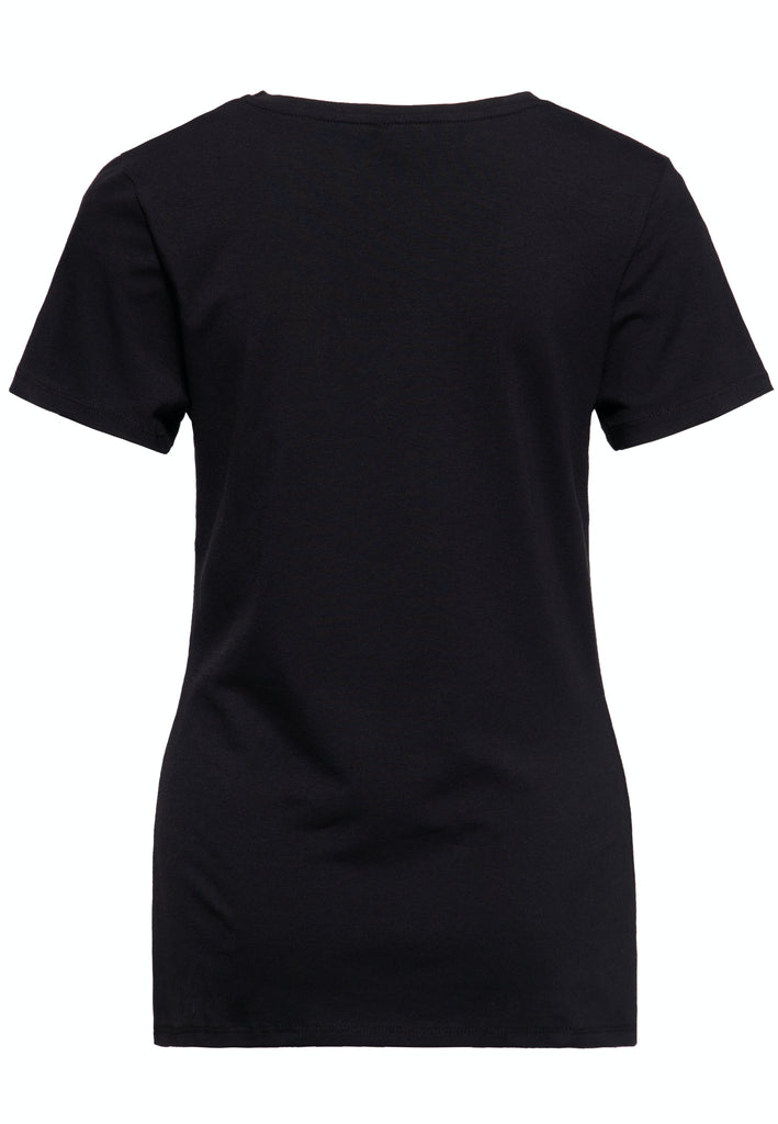 Queen Kerosin Print T-Shirt «Lucky» Lagerräumung