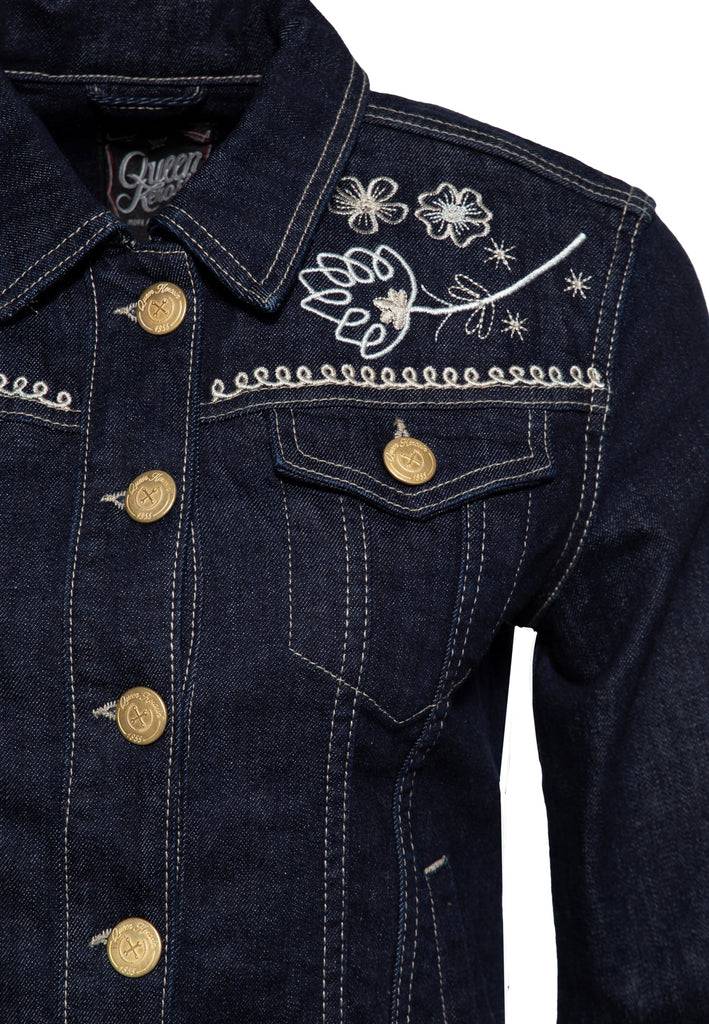 Queen Kerosin Western Jeansjacke Exklusive Angebote