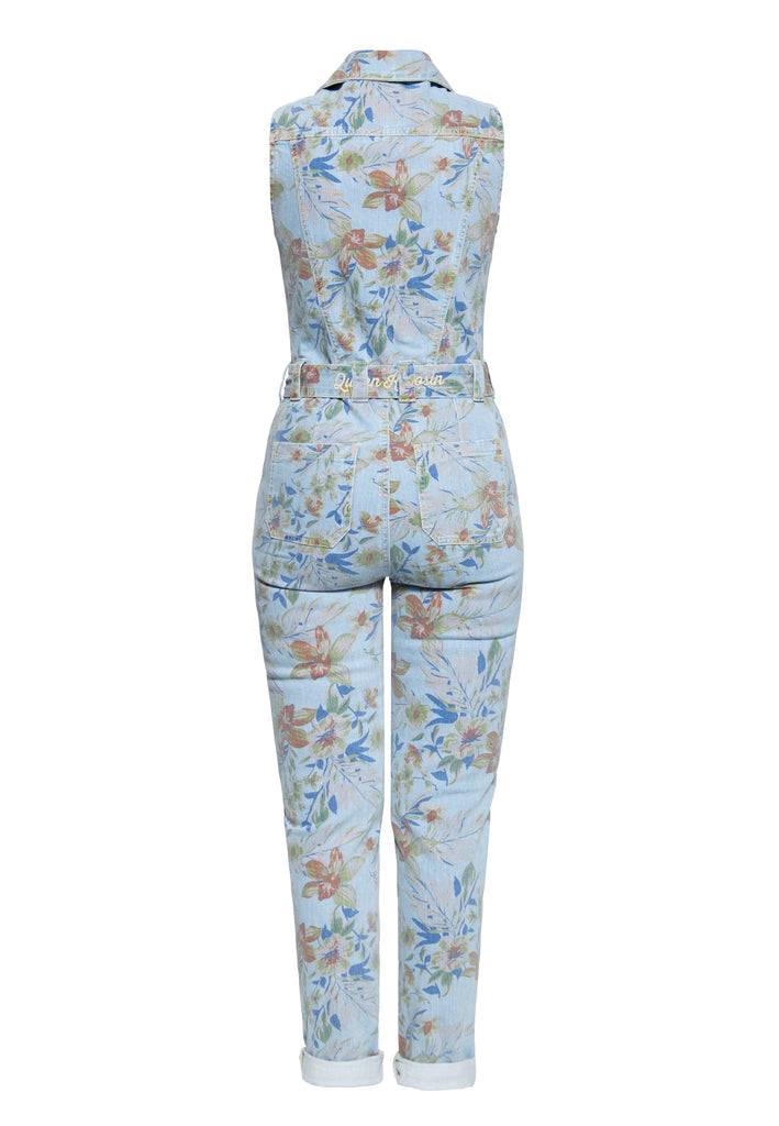 Queen Kerosin Denim Overall mit Allover-Print «Hawaii» Neuheiten