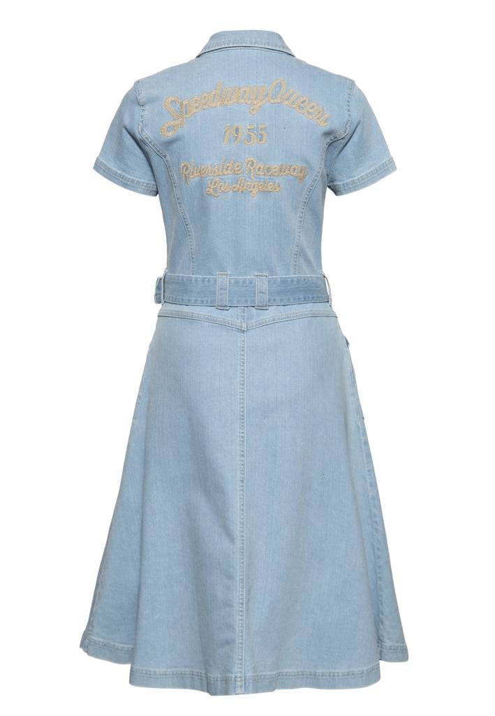 Queen Kerosin 50s Swing Kleid «Speedway Queen» Kostenlose Rückgabe