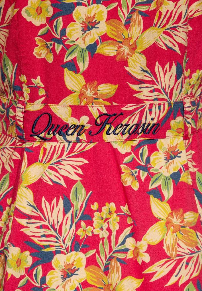 Queen Kerosin Swing Kleid «Hawaii Red» Bis zu 50% Rabatt