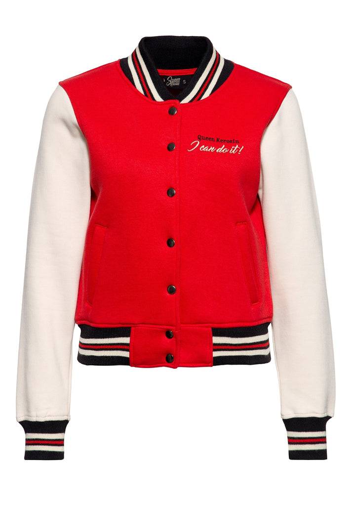 Queen Kerosin College Sweatjacke «I Can Do It!» Bis zu 55% Rabatt