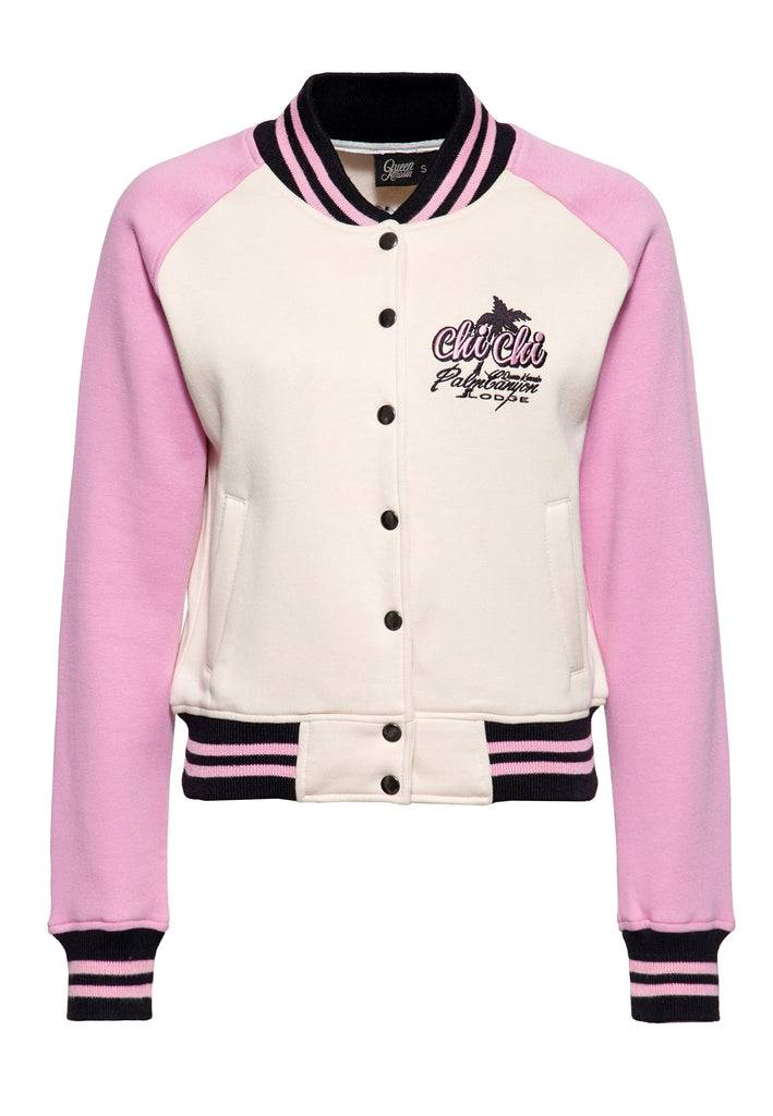 Queen Kerosin College Sweatjacke «Chi Chi» Discount Store für neue Produkte