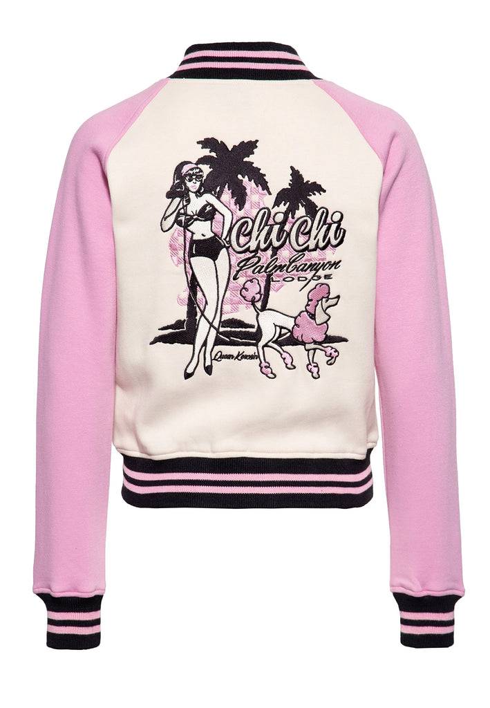 Queen Kerosin College Sweatjacke «Chi Chi» Discount Store für neue Produkte