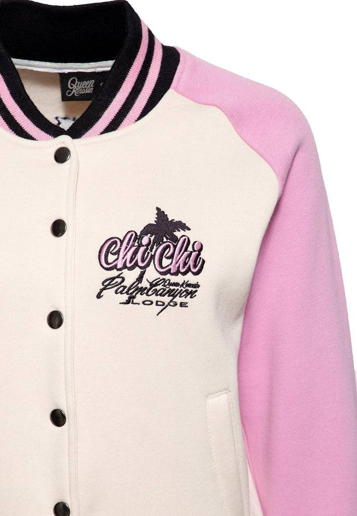 Queen Kerosin College Sweatjacke «Chi Chi» Discount Store für neue Produkte