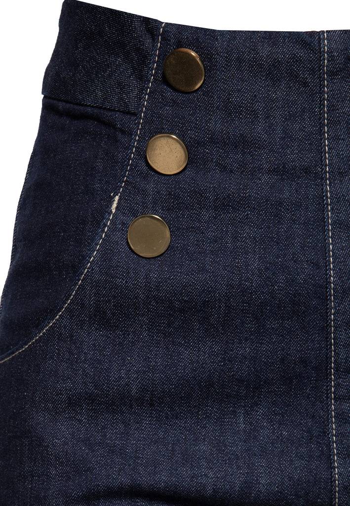 Queen Kerosin Denim Marlene Shorts Nur noch ein Tag übrig