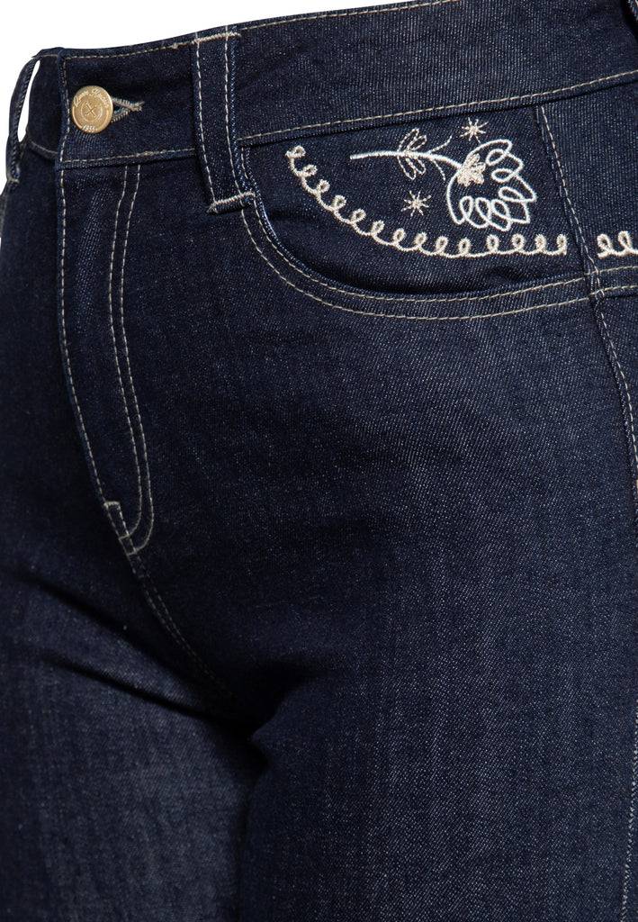 Queen Kerosin 50's Fit Western Jeans Riesige Rabatte