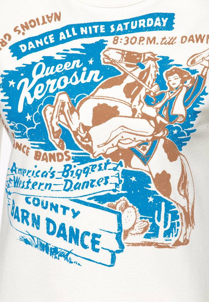 Queen Kerosin Vintage T-Shirt «Barn Dance» 2025
