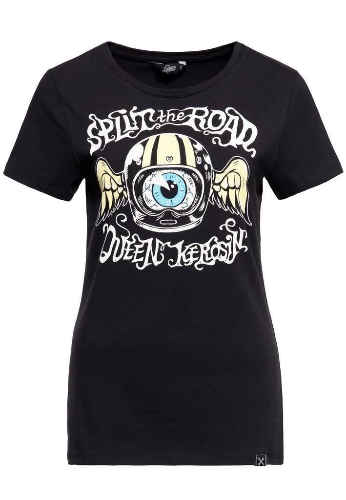 Queen Kerosin T-Shirt «Split The Road» Schlussverkauf