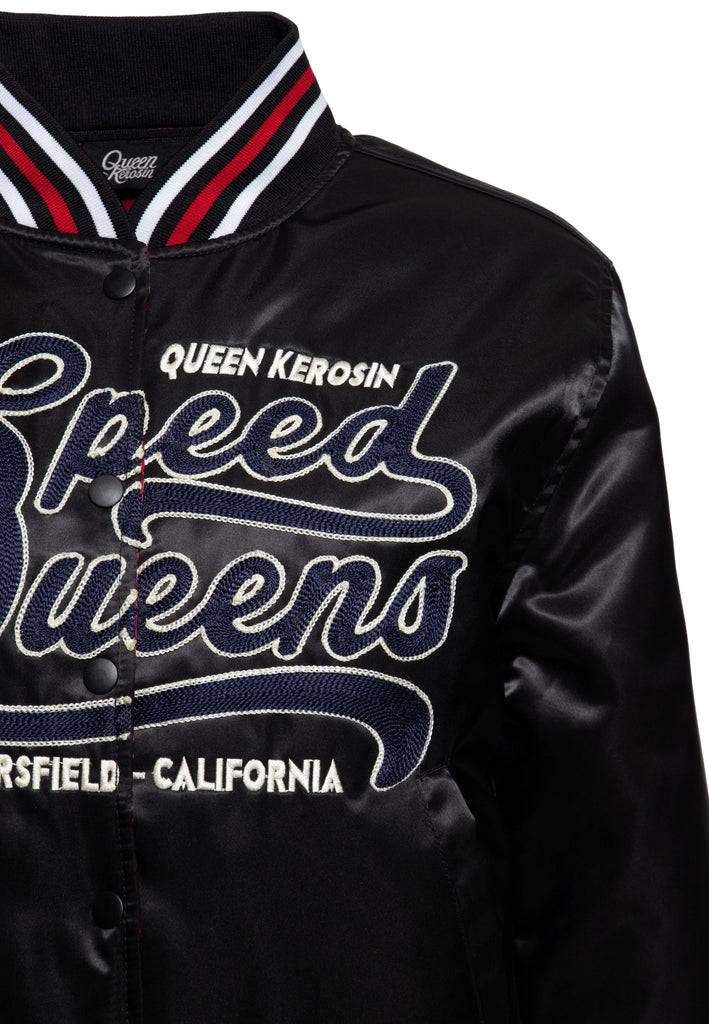 Queen Kerosin Collegejacke «Speed Queens» Blitzverkäufe