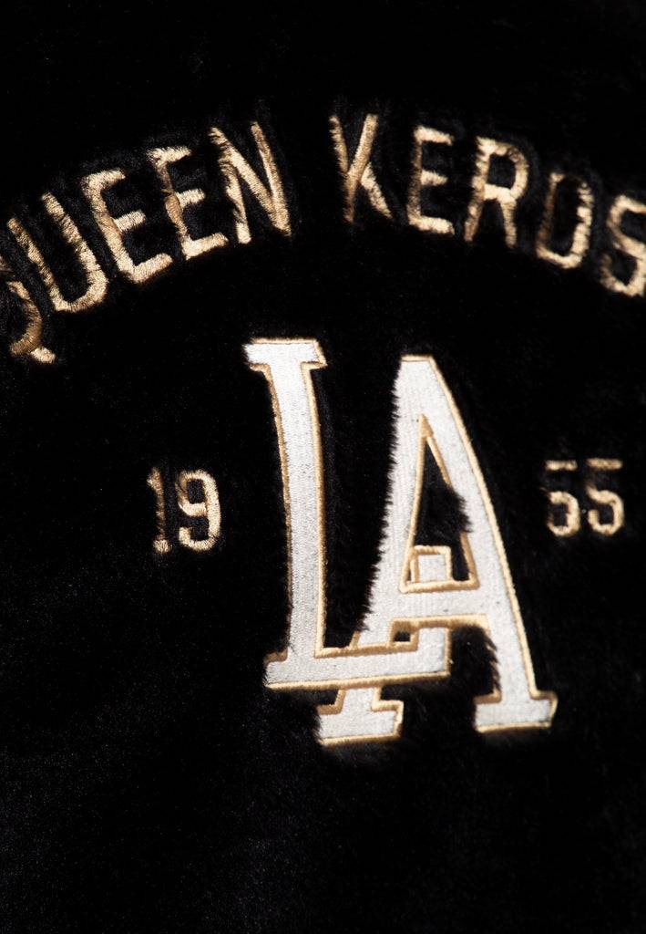 Queen Kerosin College Fake-Fur-Jacke «L.A. 55» Limitierter Zeitrabatt