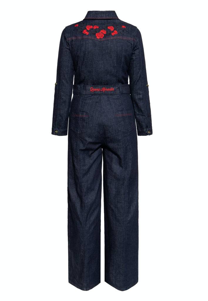 Queen Kerosin Western Overall «Roses» Günstig kaufen