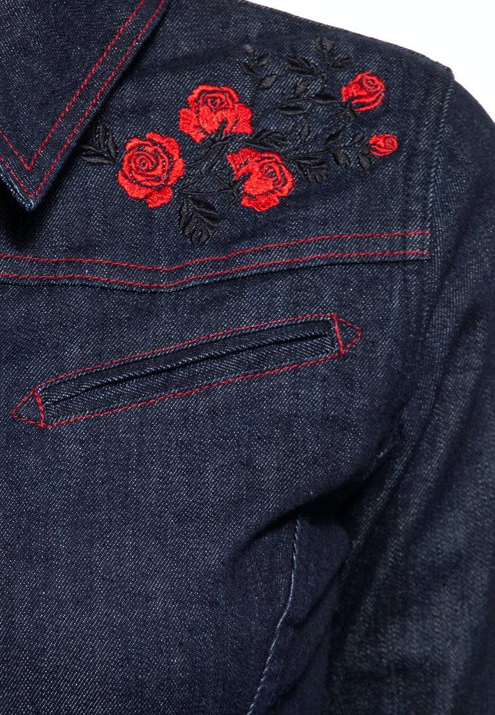 Queen Kerosin Western Overall «Roses» Günstig kaufen