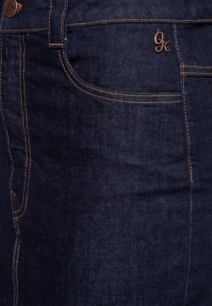 Queen Kerosin Denim Workwear Pencil Rock «Cinch Back» Begrenztes Angebot