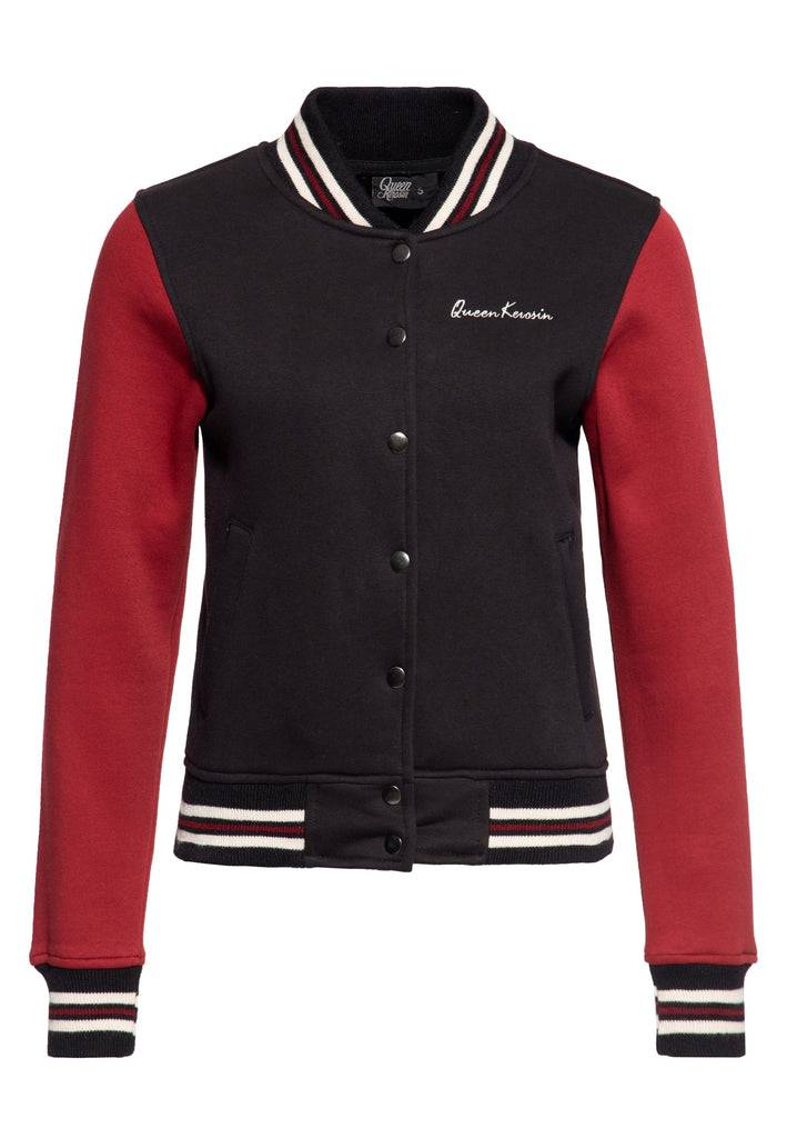 Queen Kerosin College Sweatjacke «Queen of the Road» Top Angebot