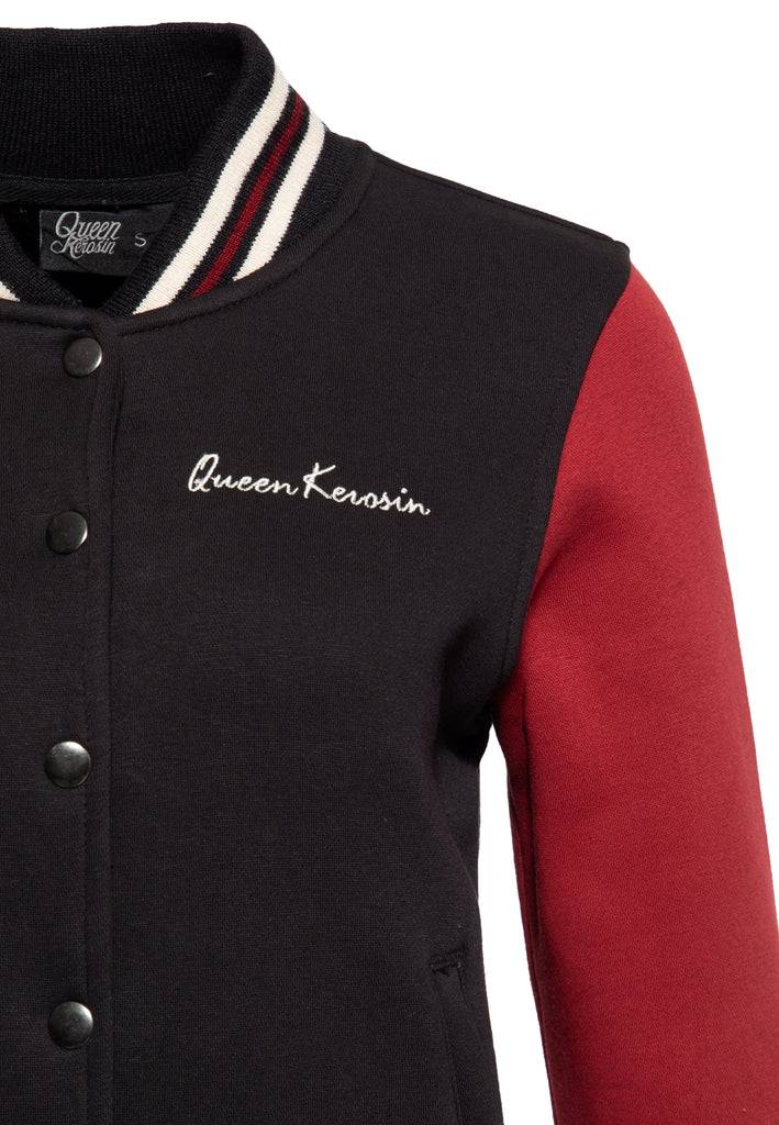 Queen Kerosin College Sweatjacke «Queen of the Road» Top Angebot