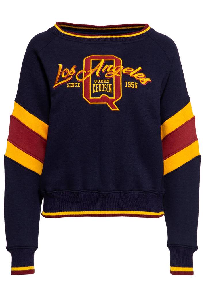 Queen Kerosin Boyfriend Pullover «L.A. Q.» Blitzangebot