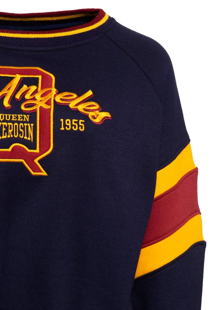 Queen Kerosin Boyfriend Pullover «L.A. Q.» Blitzangebot