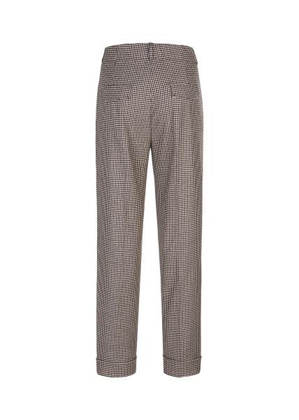 Riani SLIM-FIT-HOSE MIT HIGGINS CHECK Auslauf