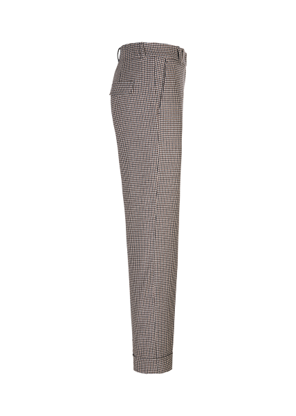 Riani SLIM-FIT-HOSE MIT HIGGINS CHECK Auslauf