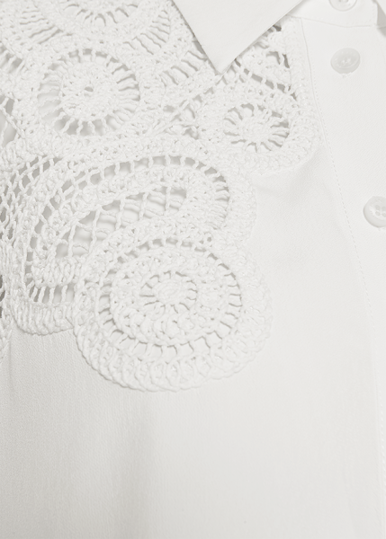 Riani BLUSE MIT MACRAMÉ-STICKEREI Online