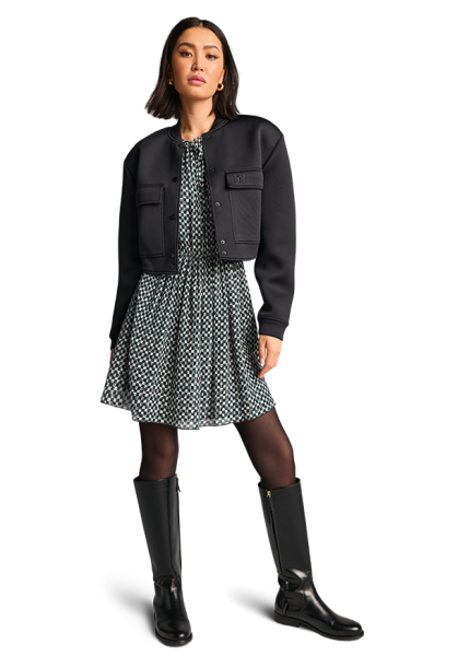 Riani KLEID MIT CHECKERS PRINT Rabatt