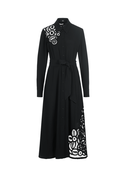 Riani KLEID MIT MACRAMÉ-STICKEREI Günstig kaufen