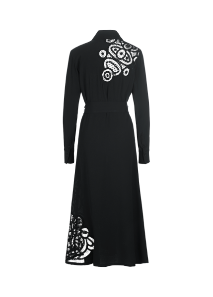 Riani KLEID MIT MACRAMÉ-STICKEREI Günstig kaufen