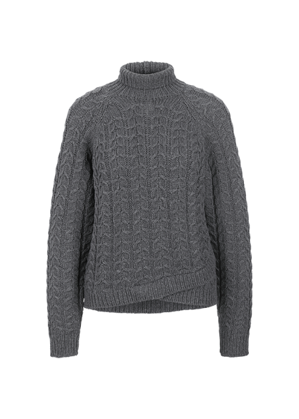 Riani ROLLKRAGEN-PULLOVER AUS MERINO TAPE Neueste Mode