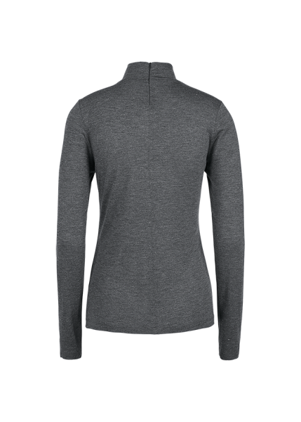 Riani STEHKRAGEN-SHIRT AUS GLAM GREY JERSEY Tägliche Deals