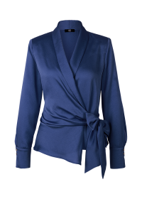 Riani WICKELBLUSE AUS HAMMERED SATIN Vierteljährliche Förderung