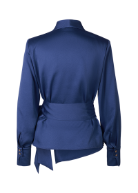Riani WICKELBLUSE AUS HAMMERED SATIN Vierteljährliche Förderung