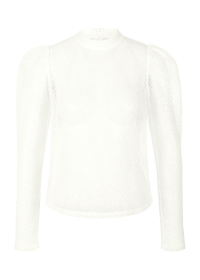 Riani TRANSPARENTE BLUSE MIT STEHKRAGEN Fabrikverkauf