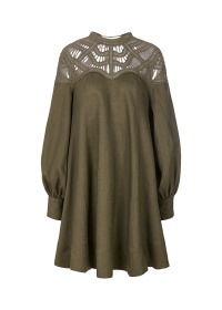 Riani LEINENKLEID MIT MACRAMÉDETAIL Angebote