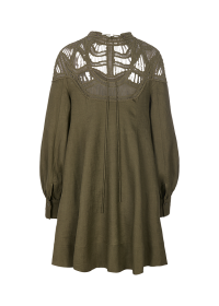 Riani LEINENKLEID MIT MACRAMÉDETAIL Angebote