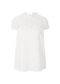 Riani MACRAMÉ-BLUSE AUS LEINEN Schlussverkauf