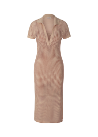 Riani NETZGESTRICKTES POLOKLEID Lagerräumung