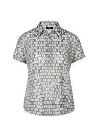 Riani POLOSHIRT MIT LOGO TULLE Blitzangebot