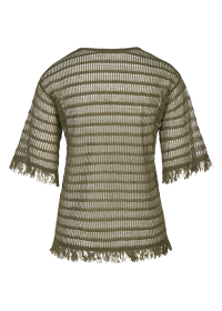 Riani SHIRT AUS LINEN MIX MIT FRANSEN Bestseller