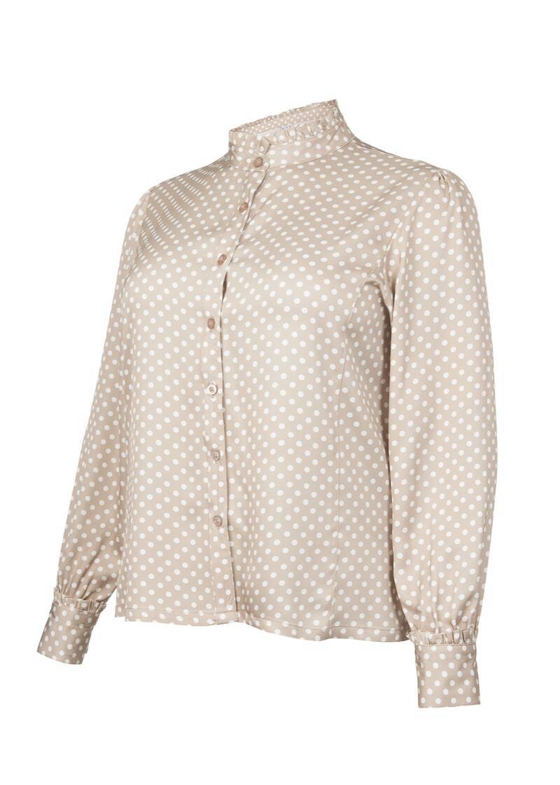 ROCK YOUR CURVES by Angelina Shirt Blouse in Beige/BraunArtikelnummer RYC-LCAK-0289-261 Günstiger Verkauf