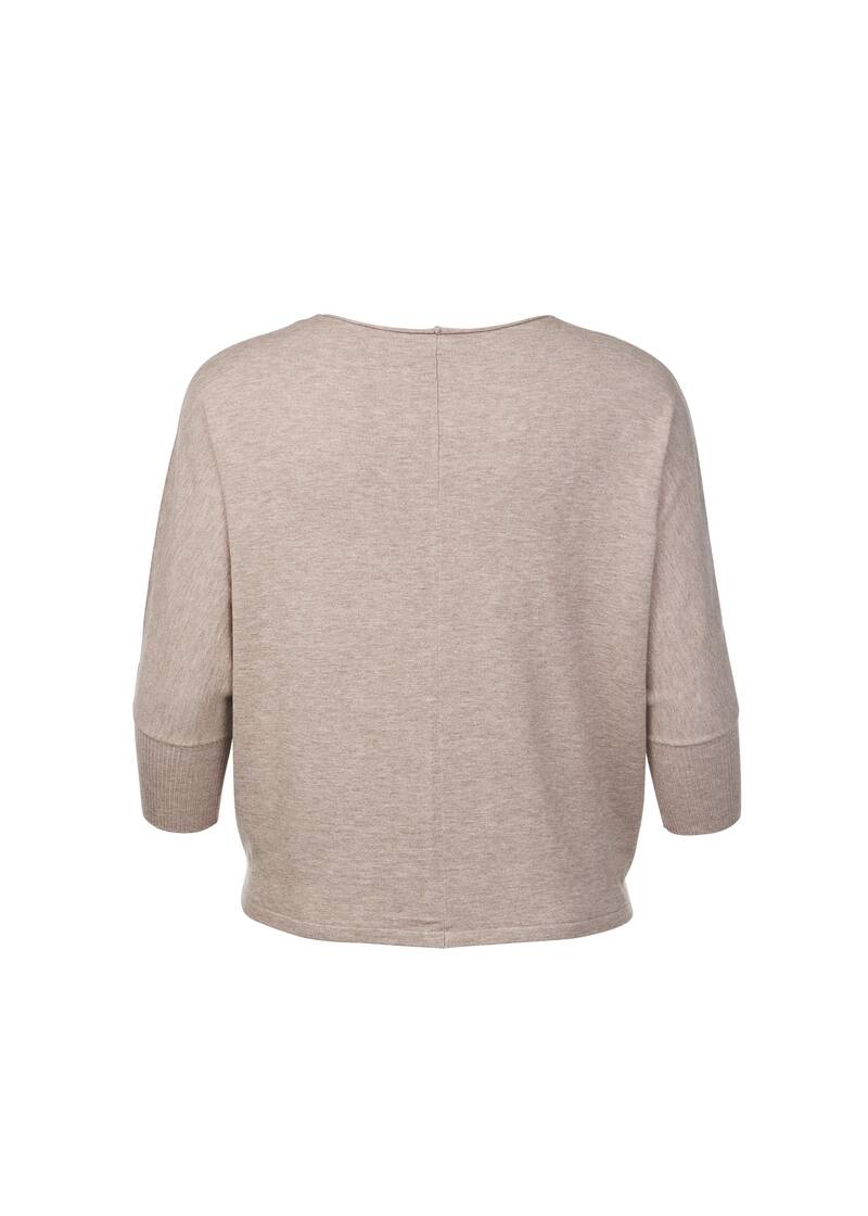 ROCK YOUR CURVES by Angelina Strickshirt in taupeArtikelnummer RYC-LCAK-0646-102 Begrenztes Angebot