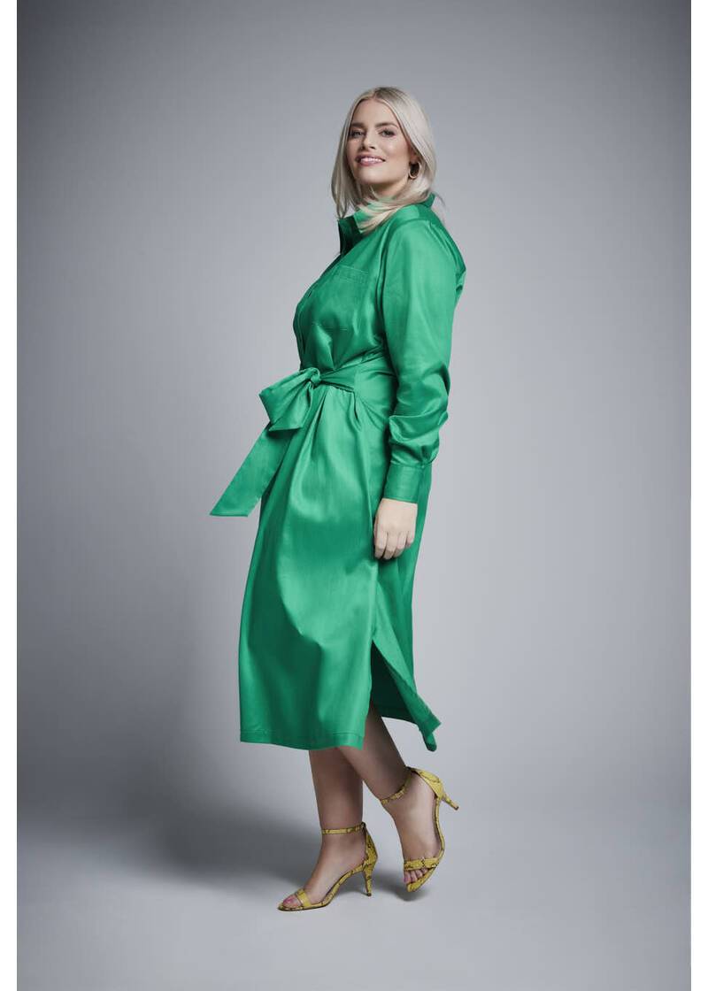 ROCK YOUR CURVES by Angelina Blusenkleid in GrünArtikelnummer RYC-LCAK-0459-650 Saisonschlussverkauf