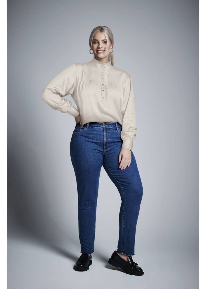ROCK YOUR CURVES by Angelina Jeanshose, skinny in jeans blauArtikelnummer RYC-LCAK-0278-501 Jubiläumsangebot