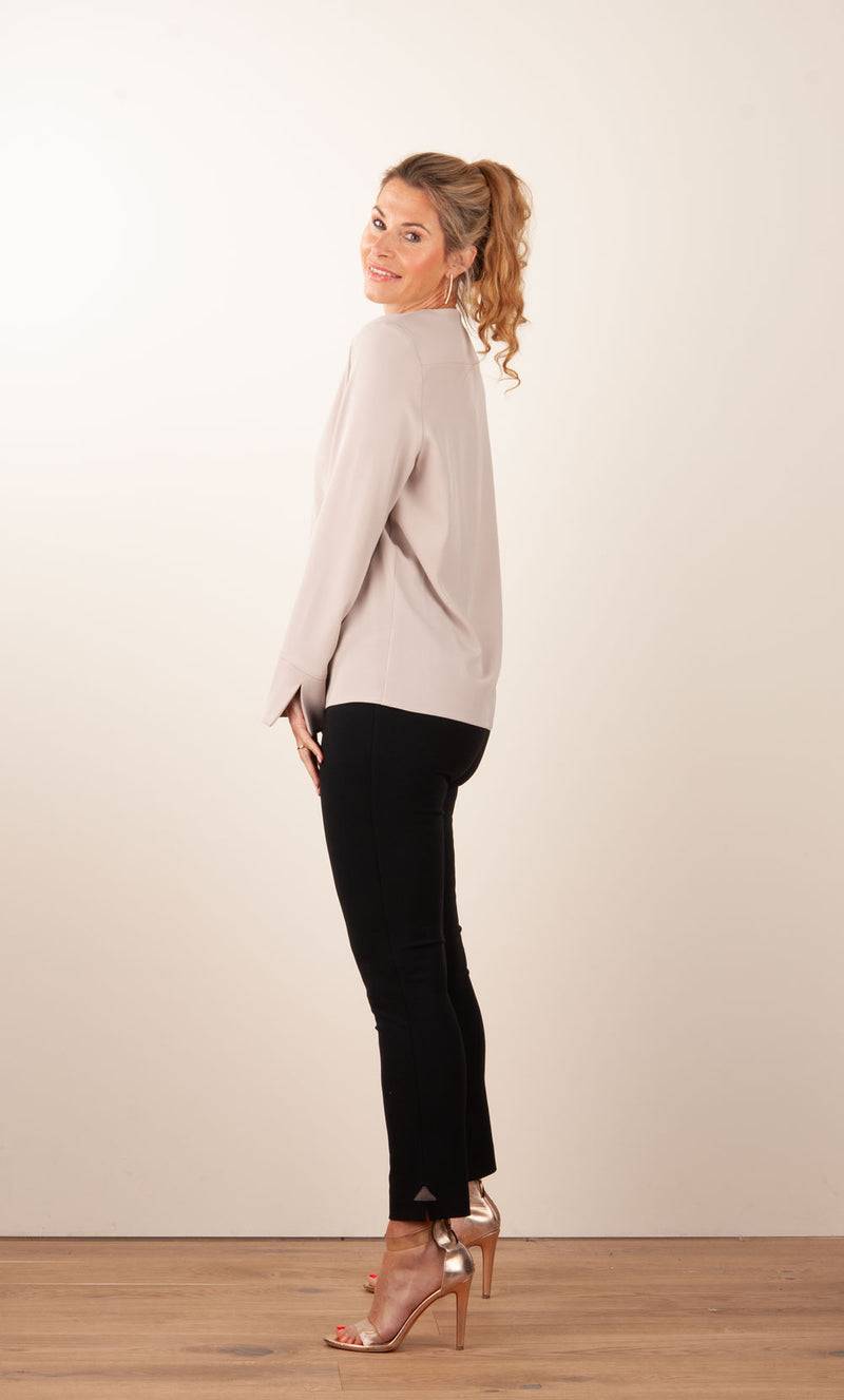 PIU&PIU Blusenshirt Taupe 2025