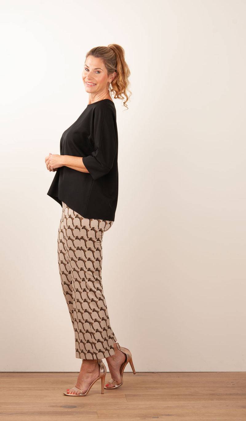 Cambio Hose „Faith“ Beige | Gold | Schwarz Hotsell